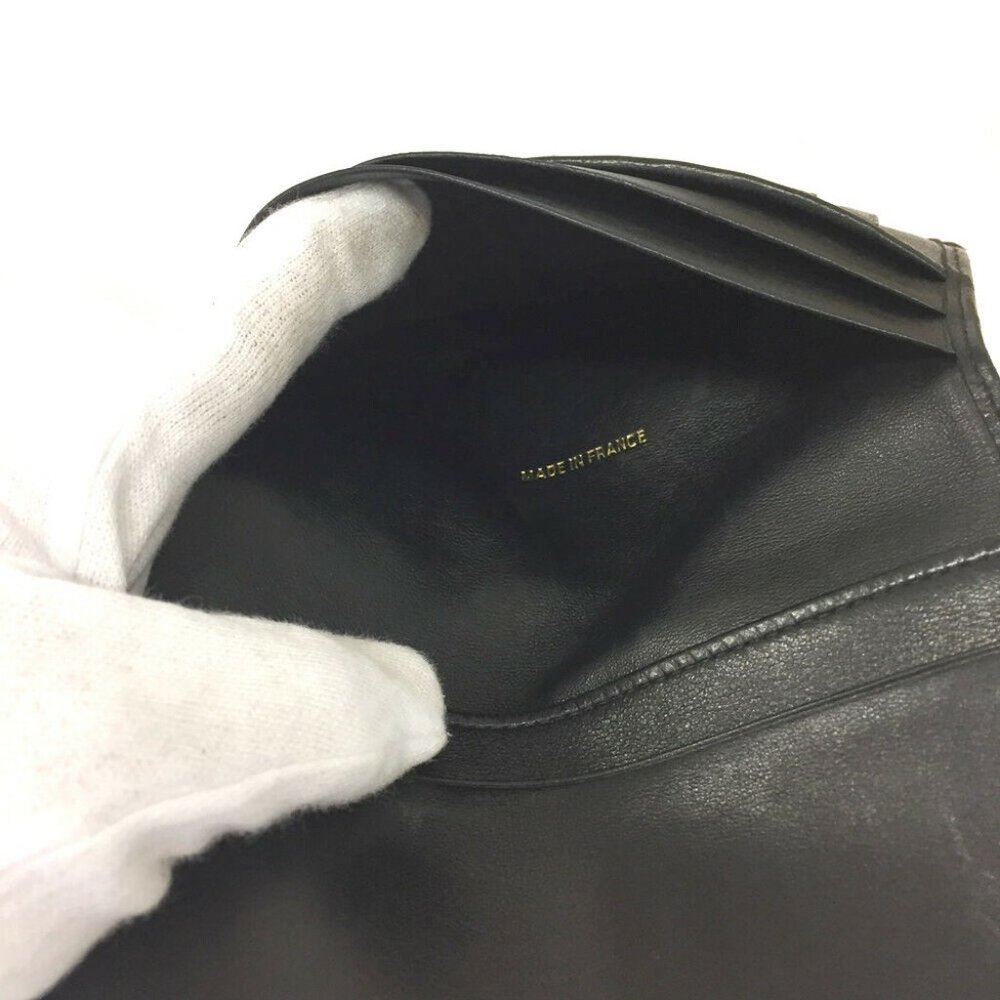 Auth Chanel Matelasse Cc Logo Bifold #14125X18 - Picture 7 of 8